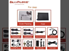 Sistema de câmera de carro 360 ângulo largo para Jeep 10 