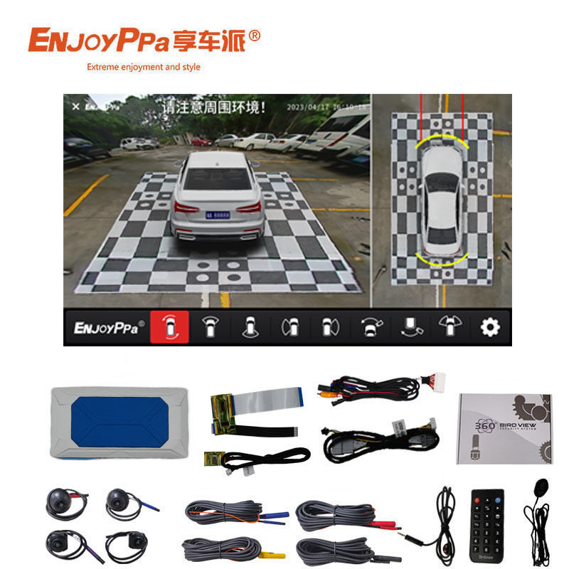 Morden 360 graus de vista de pássaro sistema de câmera de carro para Honda XRV Design durável