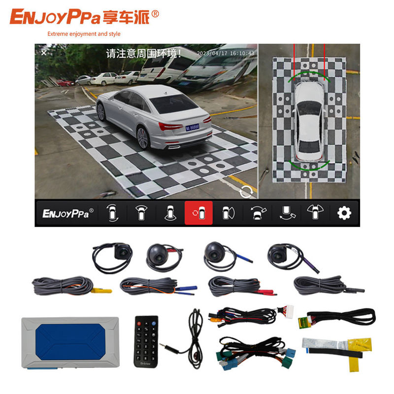 Sistema de câmera de 360 graus para Jeep 8.4 Inch Screen DVR Recorder