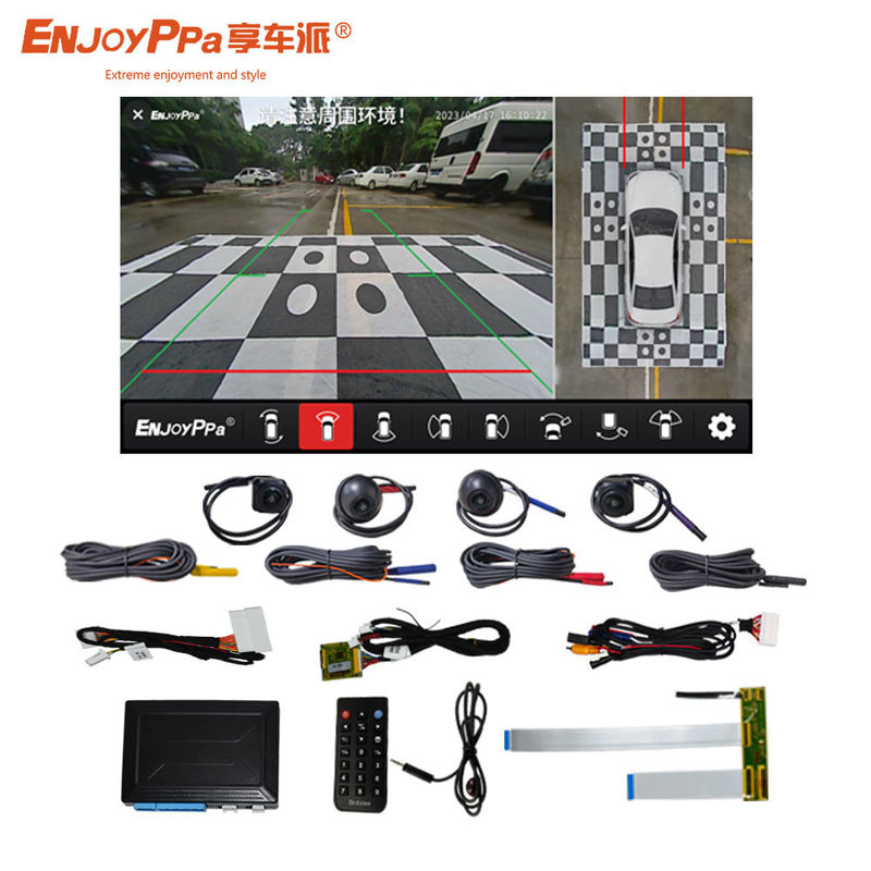 Plug And Play Fish Eye 360 Sistema de câmera de carro com controle táctil para Vinfast 5