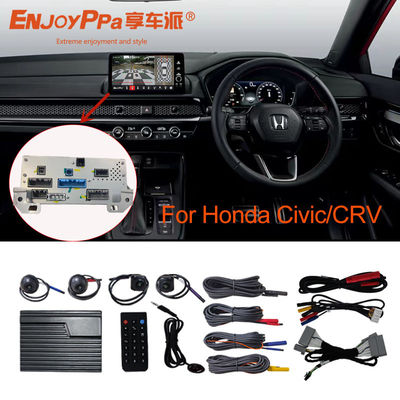 HD 360 graus 12v sistema de câmera de carro para Honda Civic com visão noturna