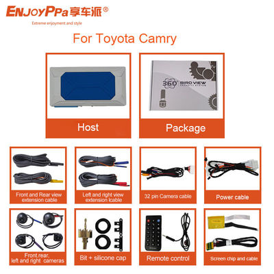 Sistema de CCTV de carro à prova d'água com 4 câmaras para Toyota Camry