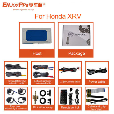 Sistema de câmera de carro 360 de alta segurança para Honda XRV com gravação de loop