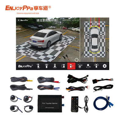 4 Way Birds Eye View Sistema de câmera de carro para Toyota Harrier impermeável