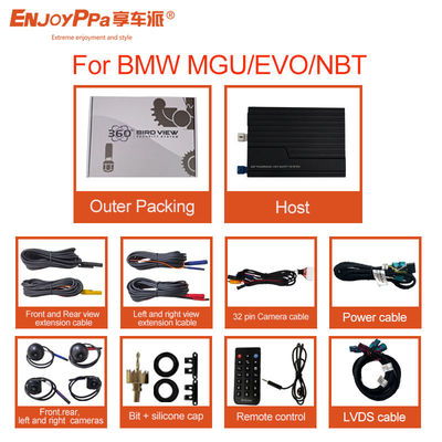 Sistema de câmera envolvente de carro de visão noturna para BMW NBT 4 Way Driving