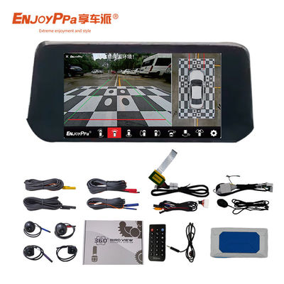 Sistema de câmera de 360 volts para automóveis para Mazda CX30 com monitoramento de 360 ° de vista de pássaro