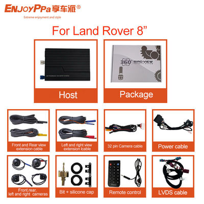 Sistema de câmera de 360 graus para Land Rover 8' 'Ecrã 4 Way Driving Recorder