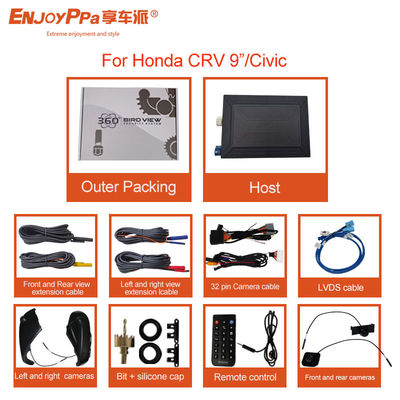 Sistema de câmera de carro 360 para assistência de estacionamento Honda CRV com câmera Shell